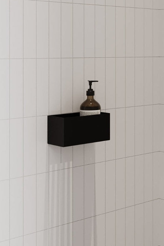 Bath hylde, L20 cm - sort